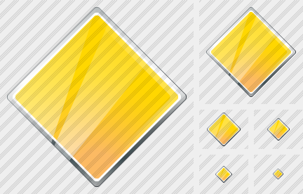 Icone Rhombus Yellow