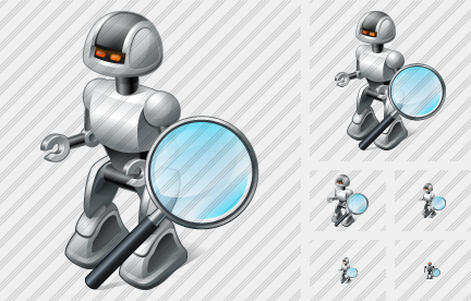 Robot Search 2 Icon