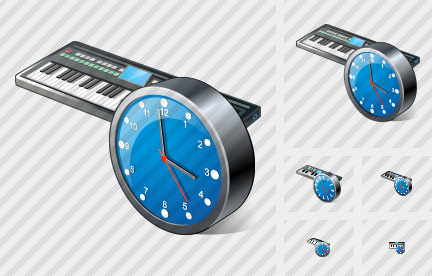 Icone Synthesizer Clock