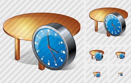 Icone Table Clock