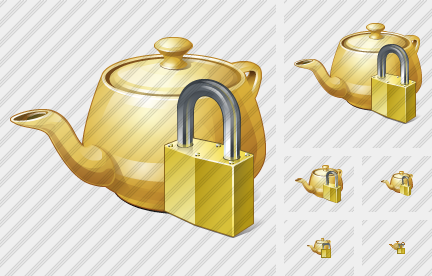 Teapot Locked Icon