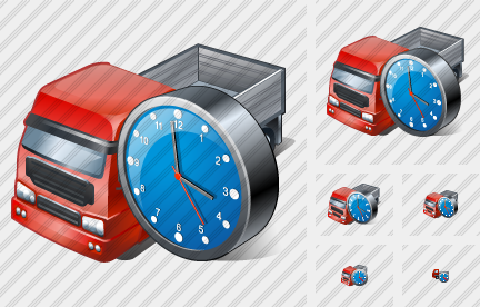 Icone Truck2 Clock