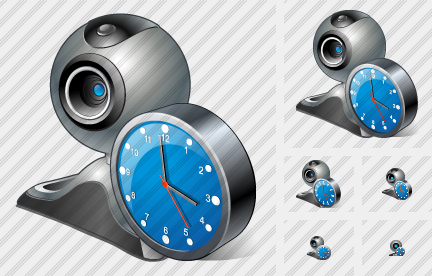 Icone Web Camera Clock