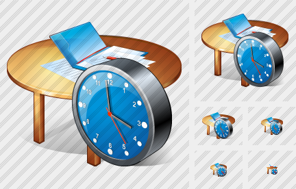 Icone Work Table Clock