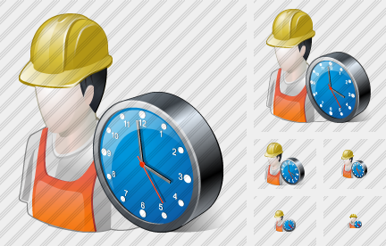 Icone Worker Clock
