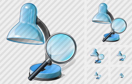 Desk Lamp Search2 Icon