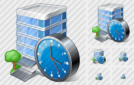 ������ Office Building Clock