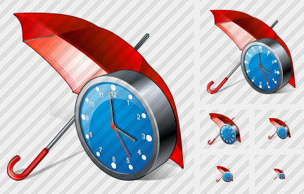 ������ Umbrella Clock