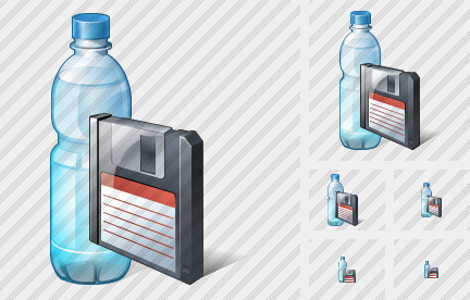 Icone Water Bottle Save
