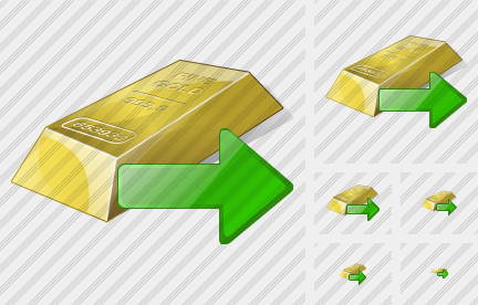 Gold Export Icon