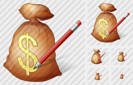Money Bag Edit Icon