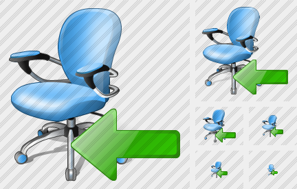 Office Chair Import Icon