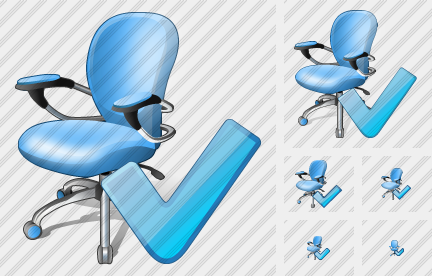 Office Chair Ok Icon