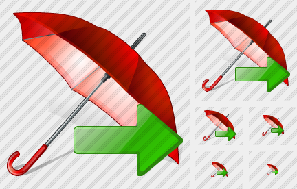 Umbrella Export Icon