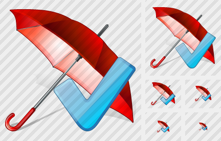 Umbrella Ok Icon