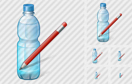 Water Bottle Edit Icon