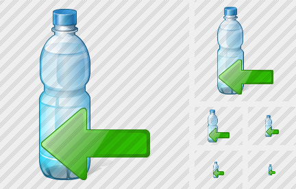 Water Bottle Import Icon