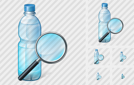 Water Bottle Search 2 Icon