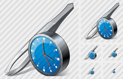������ Tweezers Clock