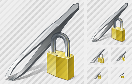 ������ Tweezers Locked