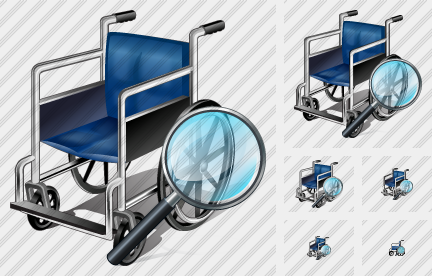 Wheel Chair Search2 Icon