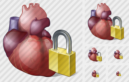 Icone Heart Locked