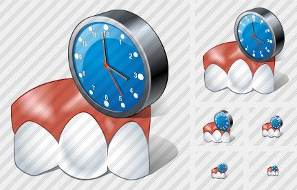 Icone Normal Tooth Clock
