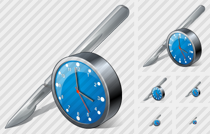 Icone Scalpel Clock