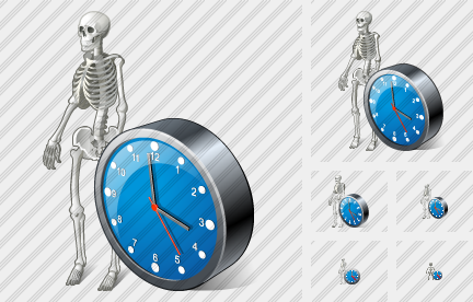 Icone Skeleton Clock