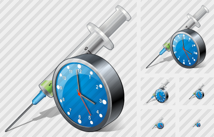 Icone Syringe Clock