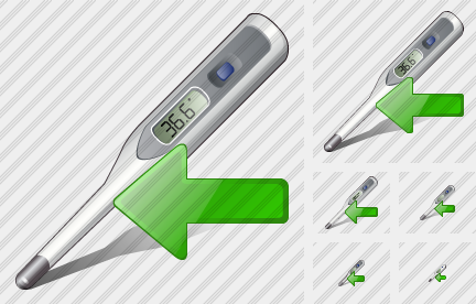Icone Thermometer Import