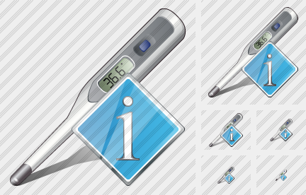 Icone Thermometer Info