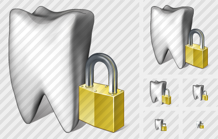 Tooth Locked Icon