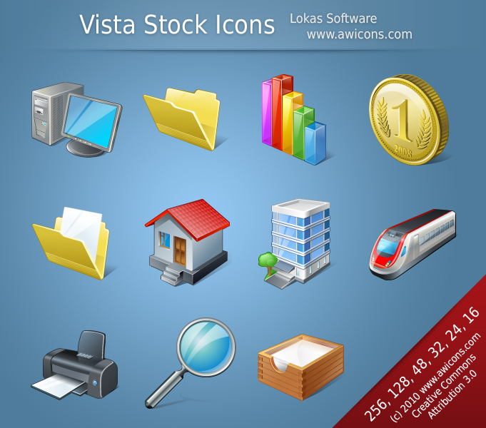 Vista Stock Icons