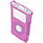 iPod Pink Icon 24px png