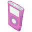 iPod Pink Icon 64px png