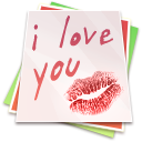 Paper Kiss Icon icon