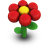 Red Daisy Icon