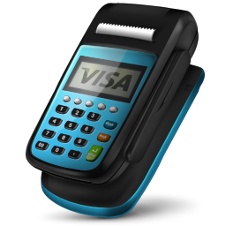 Pos Machine Visa Icon 256px png