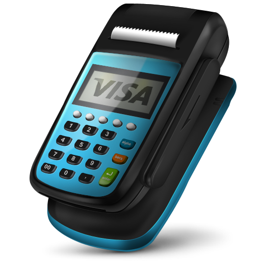 Pos Machine Visa Icon 512px png