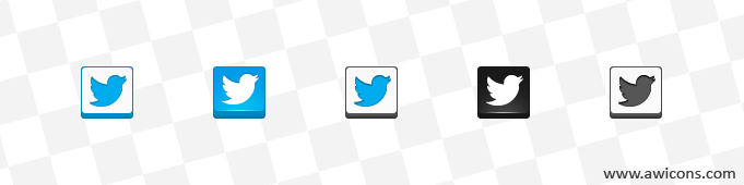 Boxy Twitter Icons 2012