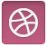 Dribbble Pressed Icon 52px png