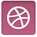 Dribbble Pressed Icon