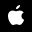 Apple White Icon 32px png