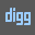 Digg Grey Icon 32px png
