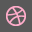 Dribbble Grey Icon 32px png
