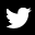 Twitter White Icon 32px png