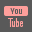 YouTube Grey Icon 32px png