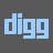 Digg Grey Icon