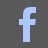 Facebook Grey Icon